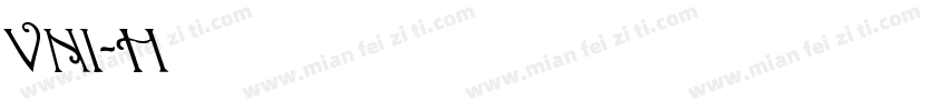VNI-Harrington Regul字体转换